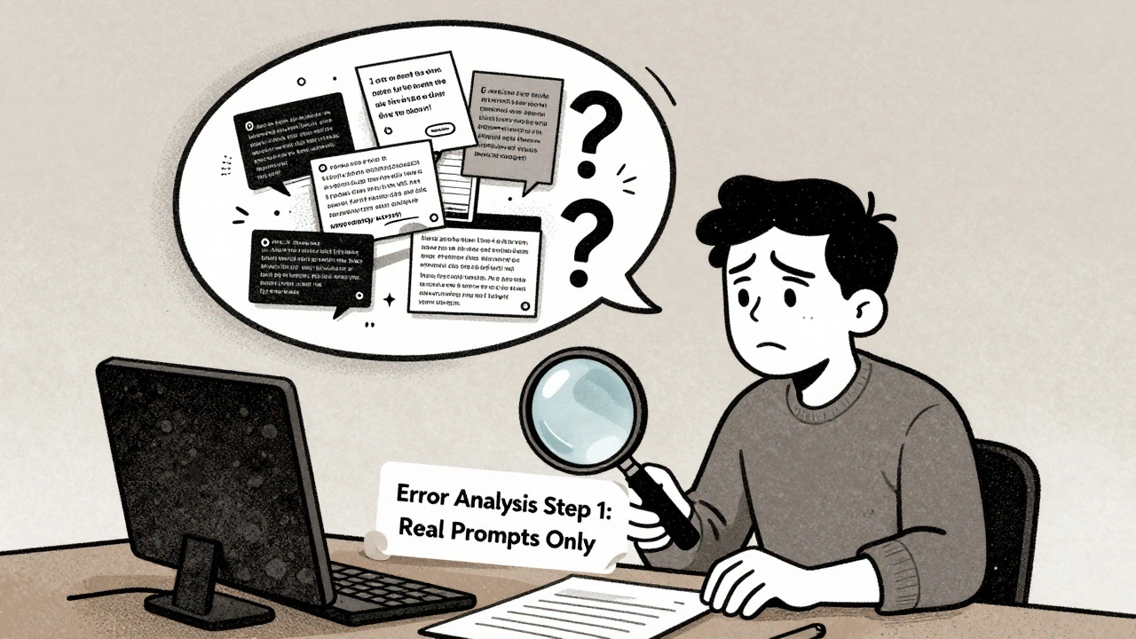 Error Analysis for Prompts in Generative AI: Diagnosing Failures and Fixes