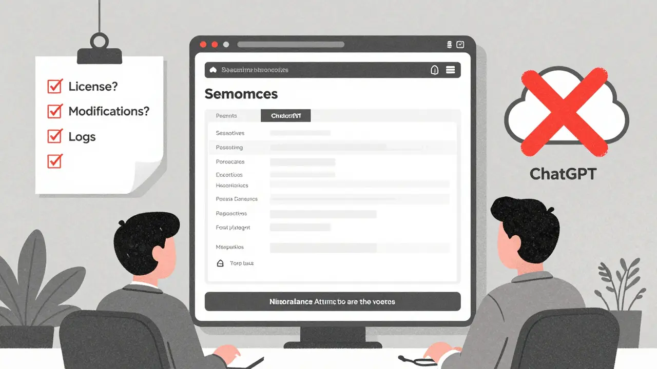 AI diagnostic tool displays attribution banner on patient report