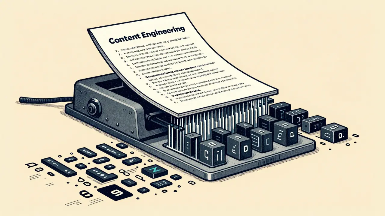Rule document filtering chaotic data into organized code blocks.