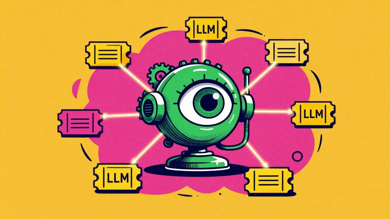 AI agent connecting multiple support tickets into a single cluster to deduplicate issues.