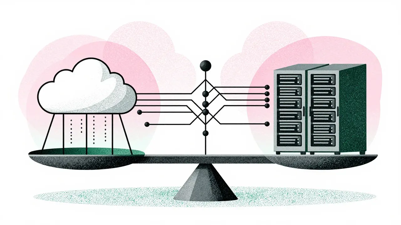 Hybrid AI strategy balancing cloud convenience and local security