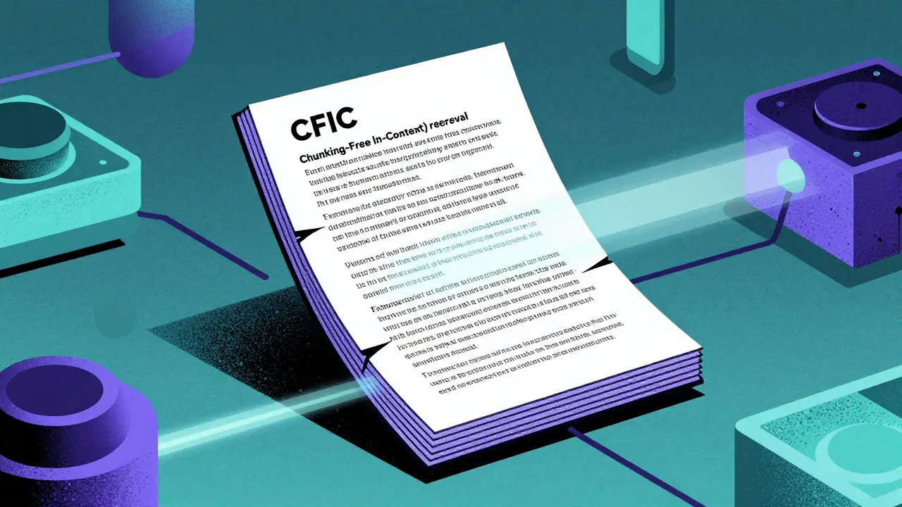 Riso illustration of CFIC retrieval where light extracts data directly from an intact document.