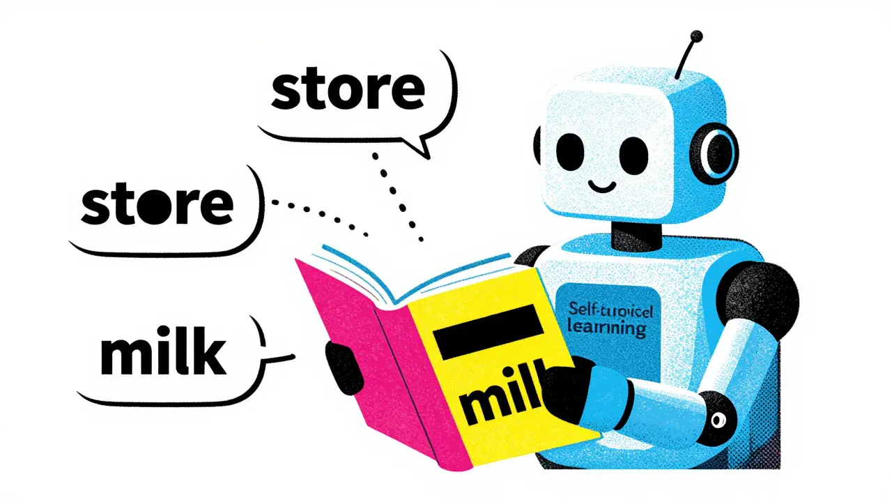 How Large Language Models Capture Semantics and Syntax through Self-Supervision