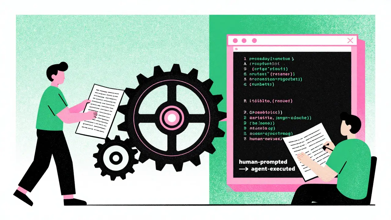 Hybrid workflow balancing human and AI coding efforts